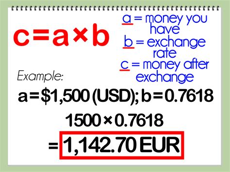 currency conversion algorithm|How To Calculate an Exchange Rate .